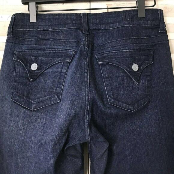 Kut From the Kloth Women's Dark Stretch Denim Mid Rise Boot Cut Jeans Size 6 - Picture 8 of 11